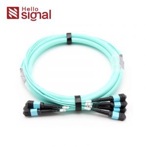 (4×12)48F MPO OM3 Fiber Optic Trunk Cable