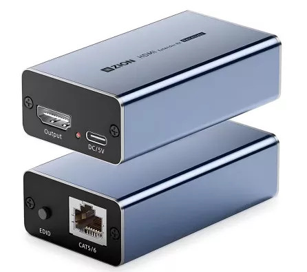 HDMI Extender via Network Cable (60m Extension)