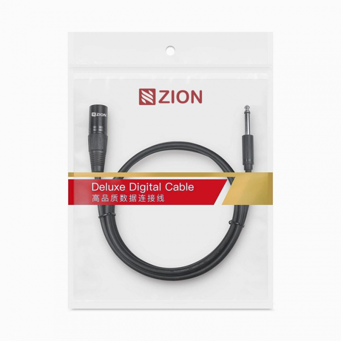 C108-6.5mm Mono to XLR Male Audio XLR Cable packing