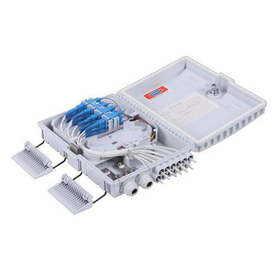 12 Core Fiber Optical Terminal Box with ABS+PC Material and Mini PLC Splitter for Fttx Network