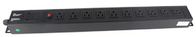 1.5U 10 Way Cabinet PDU With Overload Protection 125V 15A UL