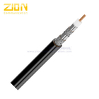RG11 Quad Shield Coaxial Cable Jelly PE Burial Drop Cable