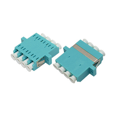LC OM3 QUAD One-piece Adapter With Flange