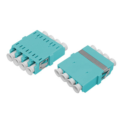 LC OM3 QUAD One-piece Adapter With Flange-p