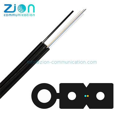 FTTH Drop Cable with FRP or Steel Wire Strength Member and LSZH Sheath for High Crush Resistance