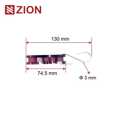 FTTH Combination Flat Cable Drop Clamp ZCSPC-08 - High-Performance Clamp for FTTH Network Deployment