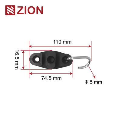 FTTH Combination Flat Cable Drop Clamp ZCSPC-09 - Precision Clamping for FTTH Cabling Infrastructure