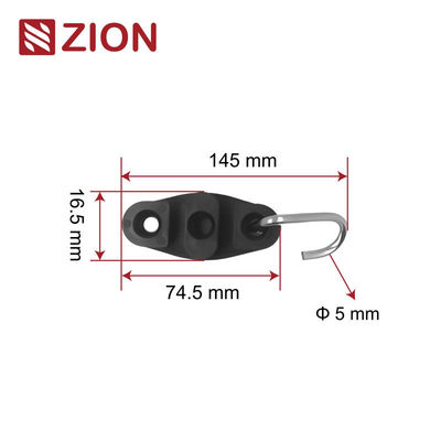 FTTH Combination Flat Cable Drop Clamp ZCSPC-10 - Durable and Reliable Clamp for FTTH Setups