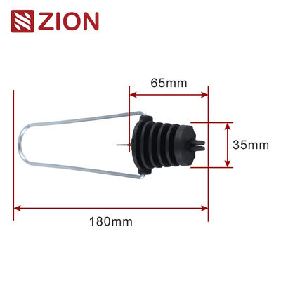 FTTX ADSS Tension Anchor Clamp ZCPGC-01 - High Strength Suspension Clamp for Fiber Overhead Wire