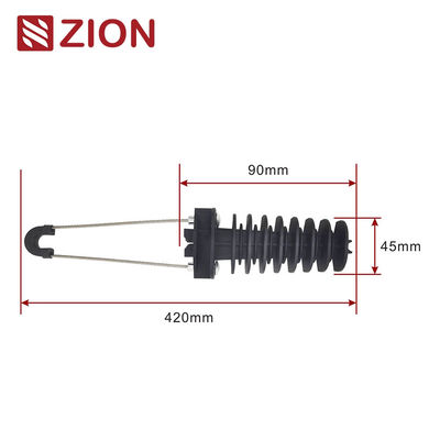 ZCPGC-05 - FTTX ADSS High Strength Tension Anchor Clamp for Fiber Overhead Wire Cable Suspension