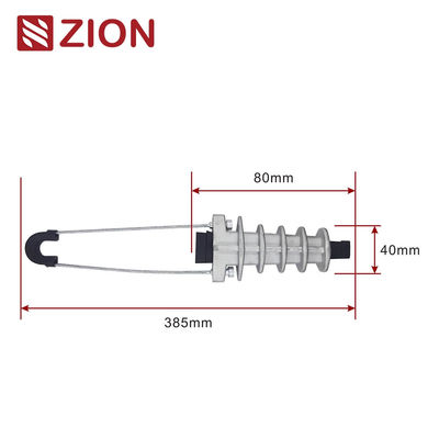 FTTX ADSS Tension Anchor Clamp ZCPGC-06 - Premium High Strength Clamp for Fiber Cable Suspension