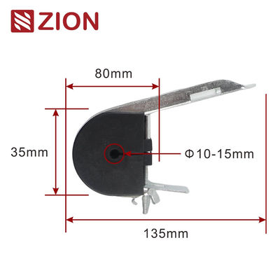 FTTX ADSS J Hook Suspension Clamp ZCTGC-03 - Ideal for ADSS Fiber Optic Round Cable