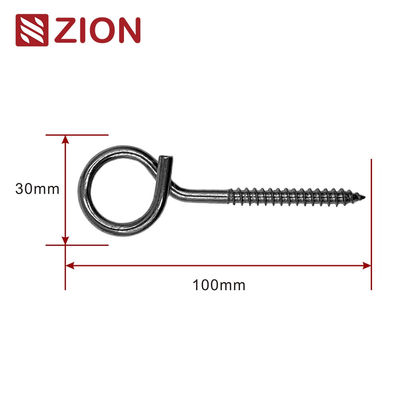 ZCHK-02 FTTH Galvanized Carbon Steel Anchor Hook | Durable Drive Wire House Hook for Fiber Optic Applications