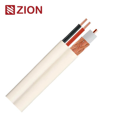 NO.7102023 RG59/U Coaxial Cable 95% BC with Copper Braiding + 2C 18AWG CMP | UL E541136 Certified for High-Quality Signa