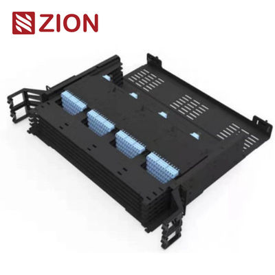 2U UHD MPO/MTP-LC 288F Full cover Fixed Rack mounted Patch panel-24 cassettes