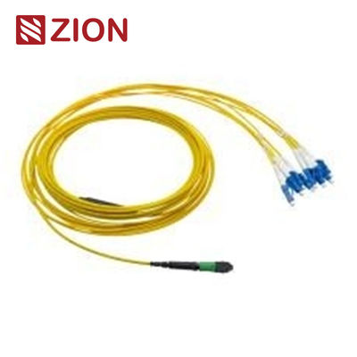 Singlemode Fiber Optic Harness Cables MPO LC 2.0mm Straight 8 Fibers