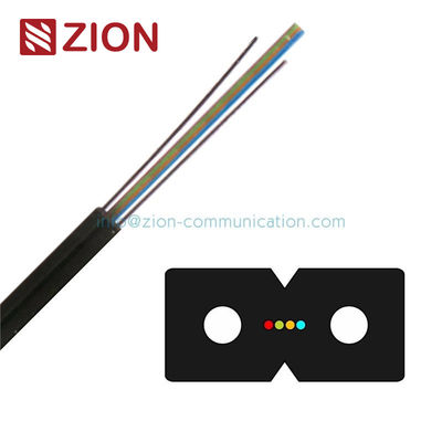 GJXFDH / GJXDH Indoor FTTH Drop Cable Ribbon Fibers 2.0x4.0 LSZH