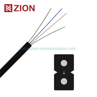 1 Core 2 Core G657A Optical Gjxh Gjxfh Ftth Drop Cable With Lszh Jacket