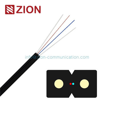 Flat Type FTTH Self-Support Single Mode 1 2 4 Core Drop Cable 2.0x3.0 LSZH