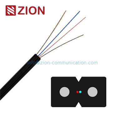 LSZH Bow Type Drop Cable GJXH Steel Wire Strength Member 2.0x3.0