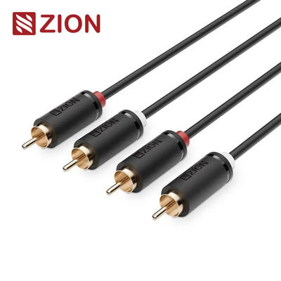 2RCA Male to 2RCA Male Audio Cable Premium Stereo RCA Cord for Home Audio Systems TVs Sound Systems