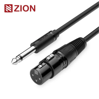 6.5mm Mono to XLR Female Audio Cable Premium TRS to XLR Cable for Instruments Audio Gear Professional Sound Systems