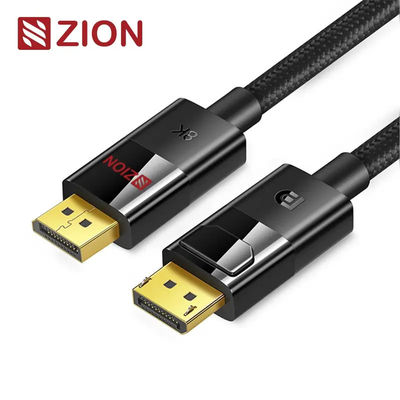8K DisplayPort Cable 1.4 Version Ultra High-Speed 8K Video Audio Cable for Monitors PCs Laptops Gaming
