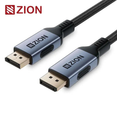 16K DisplayPort Cable 2.1 Version Ultra High-Speed 16K Video Audio Cable for Professional Monitors PCs Laptops Gaming Systems