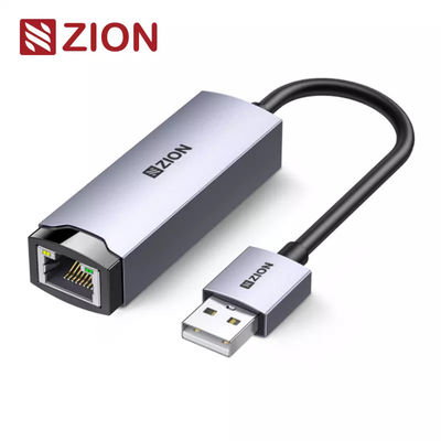 USB2.0/RJ45 100Mbps Network Adapter Aluminum Shell Stylish Reliable USB to Ethernet Connectivity