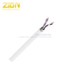 1.0mm2 Stranded Copper 2 Pairs Mylar Screended Security Cable for Alarm System