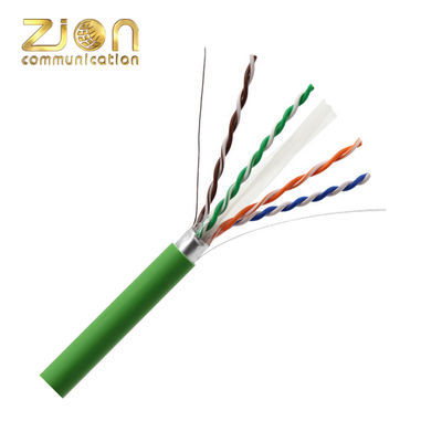 F/UTP CAT6 Ethernet Cable with 0.57mm Copper Conductor PVC Jacket and CPR Certification for Indoor LAN Networks