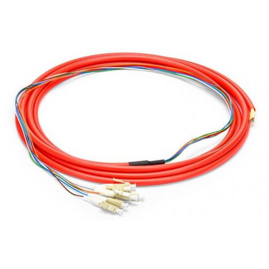 LC UPC 12 Fibers OM1 Multimode Bunch PVC 0.9mm with Jacket FOPT 11F12411-2（7242203）OM1 G.652.D/G.657.A1/G.657.A2