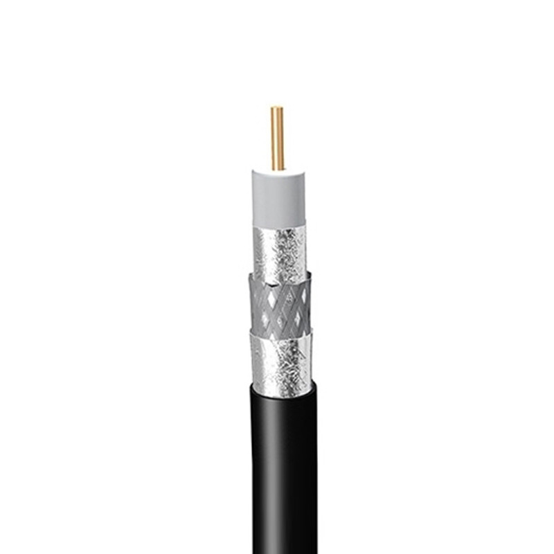 RG11 Coaxial Cable roll of Tri-Shield Underground Drop Direct Burial Flooded Coax Digital Cabling with Gel