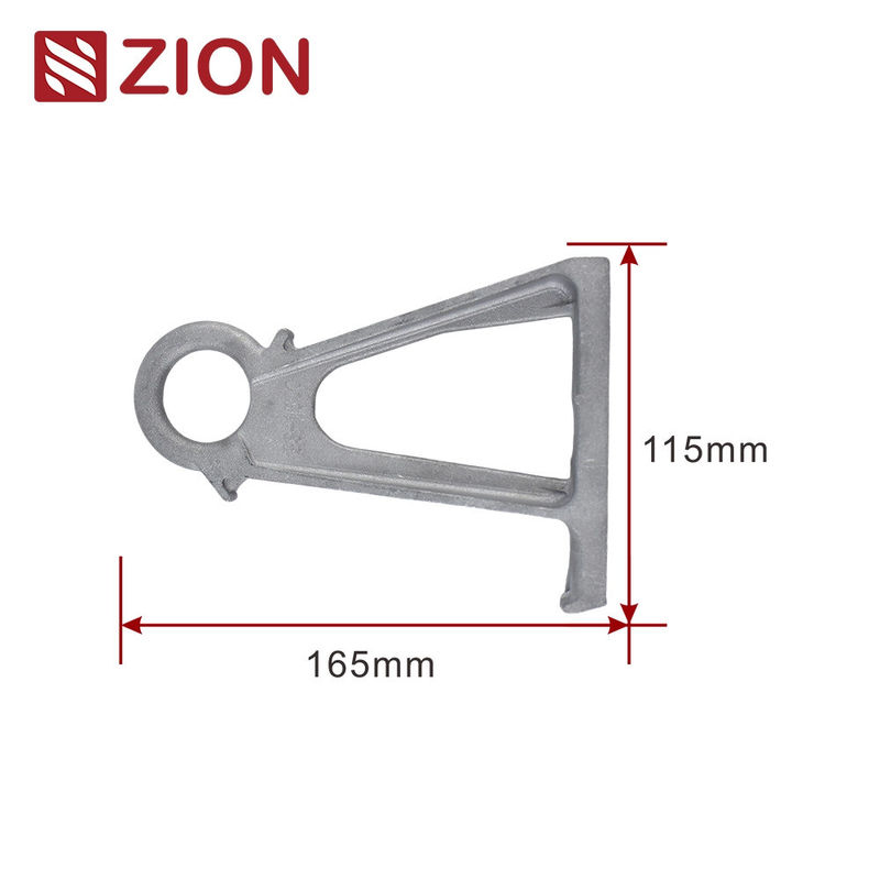 ZCALC-01 - Aluminum Hoop/Pole Bracket for Gcabling Fibra Optica - Overhead Line Power Fitting Suspension Clamp