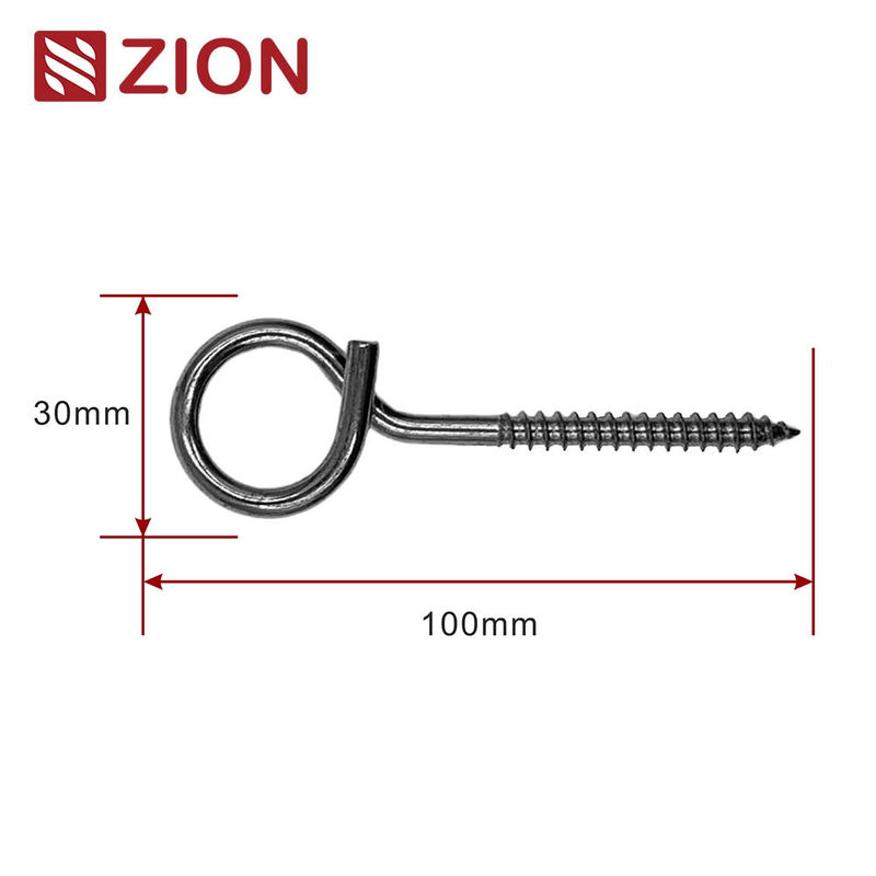 ZCHK-02 FTTH Galvanized Carbon Steel Anchor Hook | Durable Drive Wire House Hook for Fiber Optic Applications