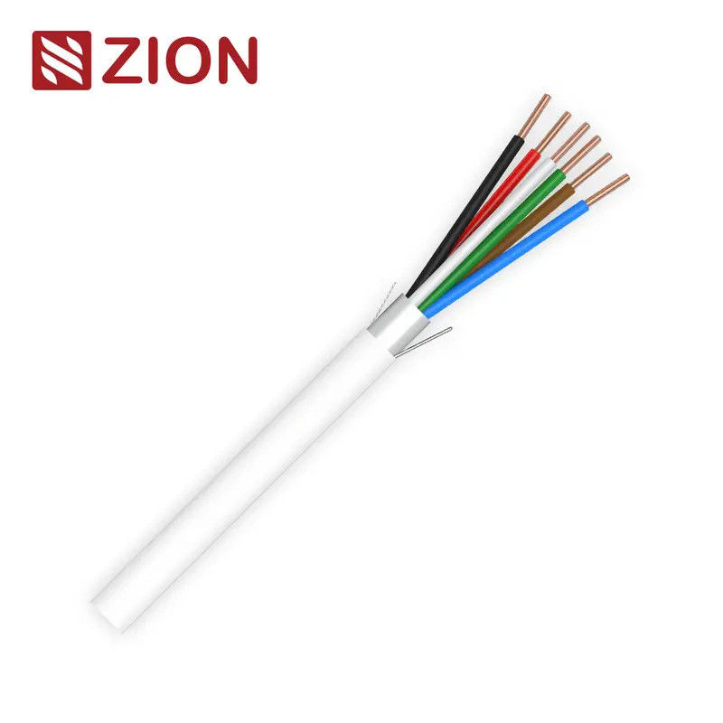 NO.P7110344 18AWG 6C STR Shielded Plenum Cable - Premium Shielded Wiring with Six Conductors