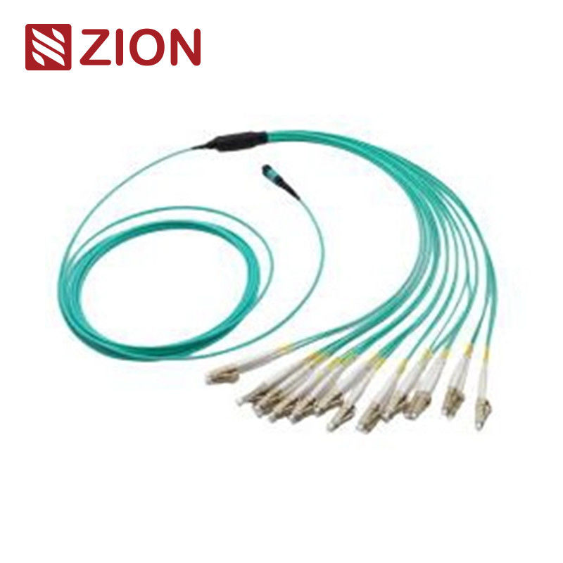 8F MTP OM3 Fiber Optic MTP-LC 2.0mm Straight harness Cables