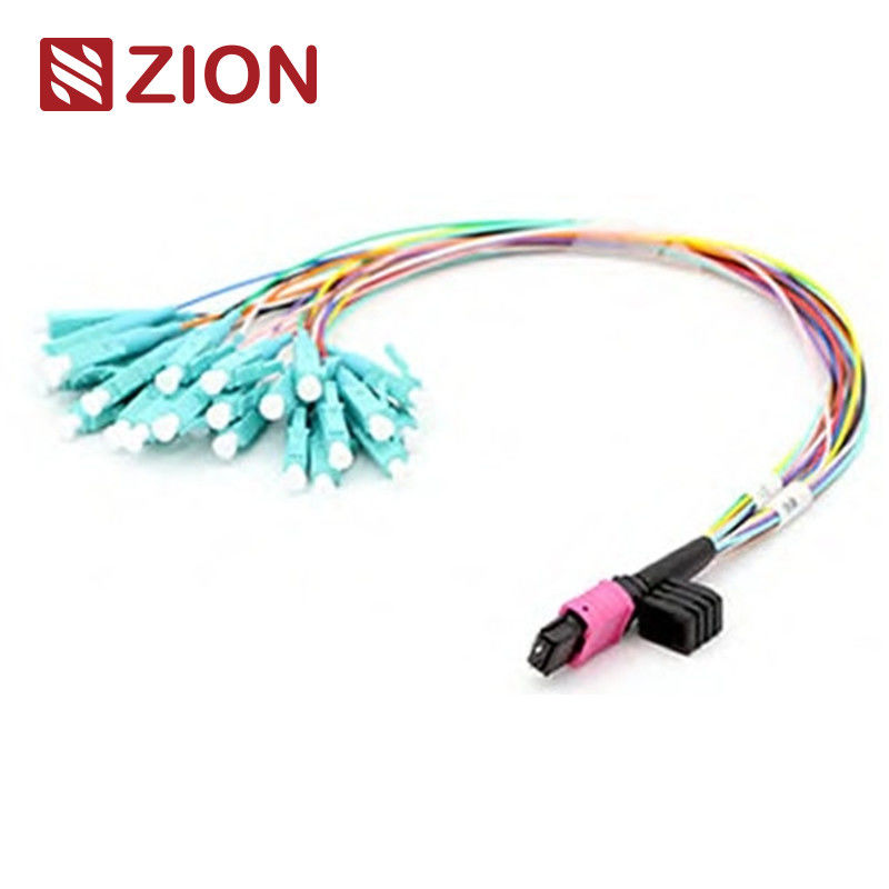 24 Fiber MPO to LC 24F MPO(male) -LC Fan-out 0.9mm 30-35cm Patch cable