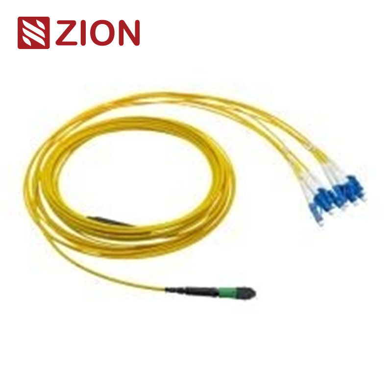 Singlemode Fiber Optic Harness Cables MPO LC 2.0mm Straight 8 Fibers