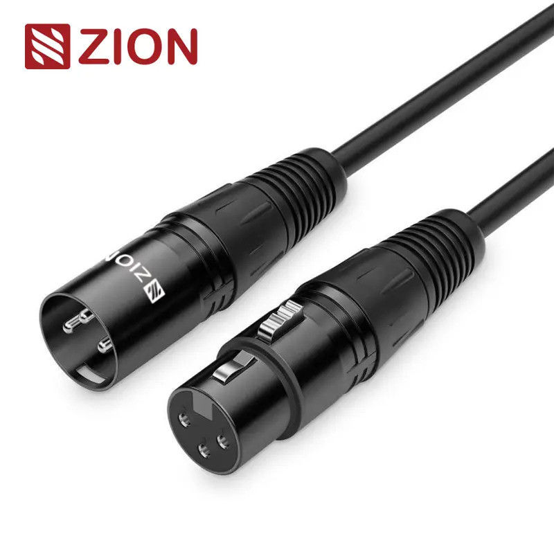 Male to Female Audio XLR Cable Premium Balanced Microphone Cable for Professional Sound Systems Studios Audio Equipment