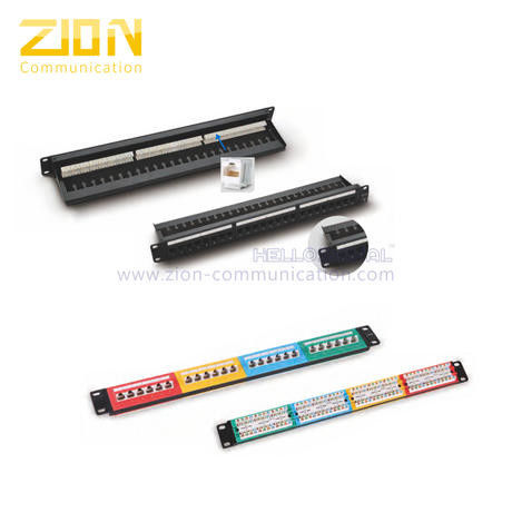 Patch Panel ZCPP197-1(D) 24/48 ports for Rack , Date Center Accessories , from China Manufacturer - Zion Communiation