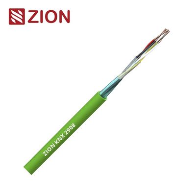 KNX 2PR 0.8mm बेयर कॉपर केबल – PE इन्सुलेशन, फ़ॉइल शील्डेड, LSZH शीथ | KNX2P08-OE